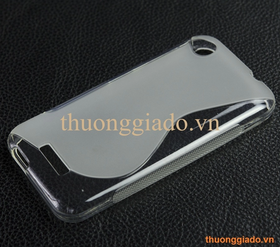 Ốp lưng silicon cho HTC Desire 320 D320 (Hiệu S Line) TPU Case
